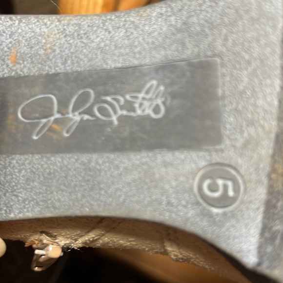 NWOT brown Jacqueline smith boots with chunky heel and  zipper on side - Picture 6 of 6